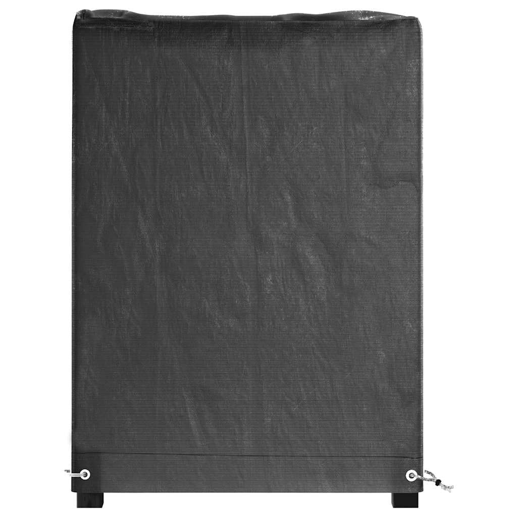 Fengshui Gartenmöbel-Abdeckungen 2 STK. 170x94x70 cm Rechteckig | Polyethylen, Leicht, Pflegeleicht, Mit Aluminiumösen Und Seil, Einfach Zusammenfaltbar
