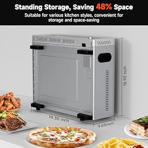 Airfryertoasterovencombo15in1digitalstainlesssteelairfryer18lpizzaovenfor12pizza9slicesflipawayoven7accessories800f3layerglassantiscalding1800w Urban Country Home Decor Air fryer toaster oven combo 15 in 1 digital stainless steel airfryer18l pizza oven for 12 pizza 9 slices flip away oven 7 accessories 800f 3 layer glass anti scalding1800w urban country home decor