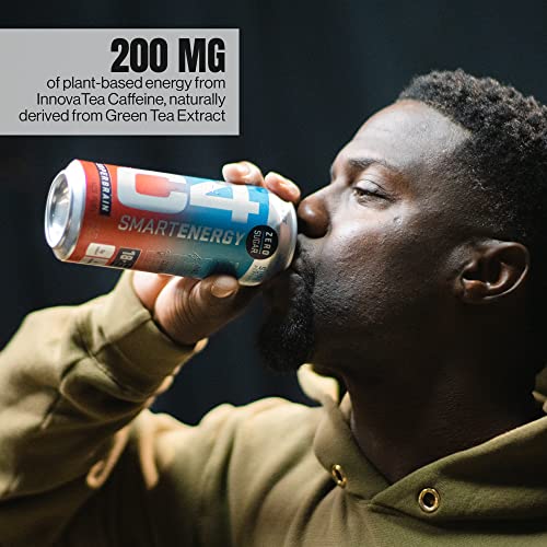 C4 Smart Energy Drink - Sugar Free Performance Fuel & Nootropic Brain Booster, Coffee Substitute Or Alternative | Freedom Ice 12 Oz - 12 Pack #TOP7