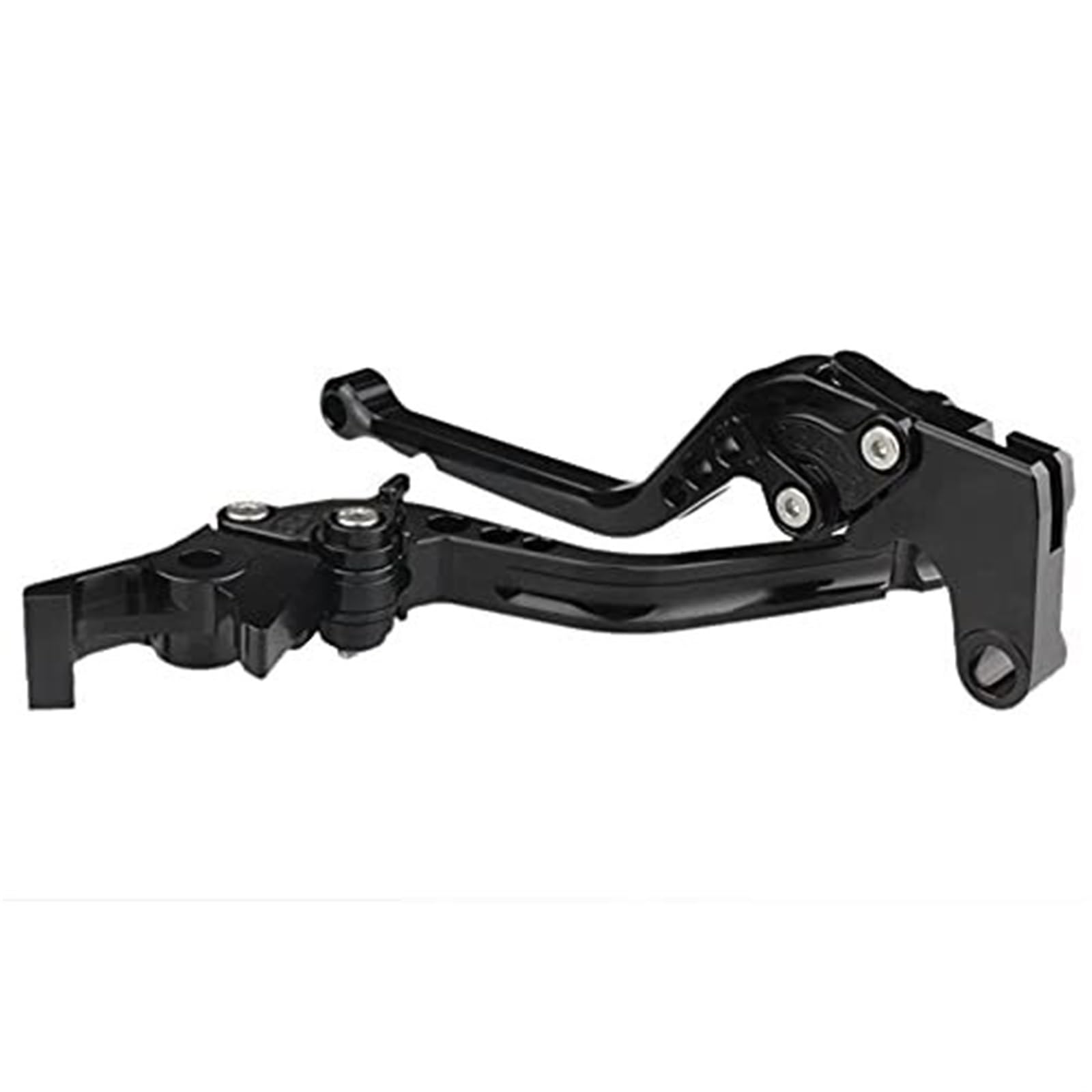 FLBZBLKASL Motorcycle Short Brake Clutch Levers CNC Pivot Brake Clutch Levers for Enfield 650 for Interceptor Aluminum Adjustable Motorcycle Lever Motorbike