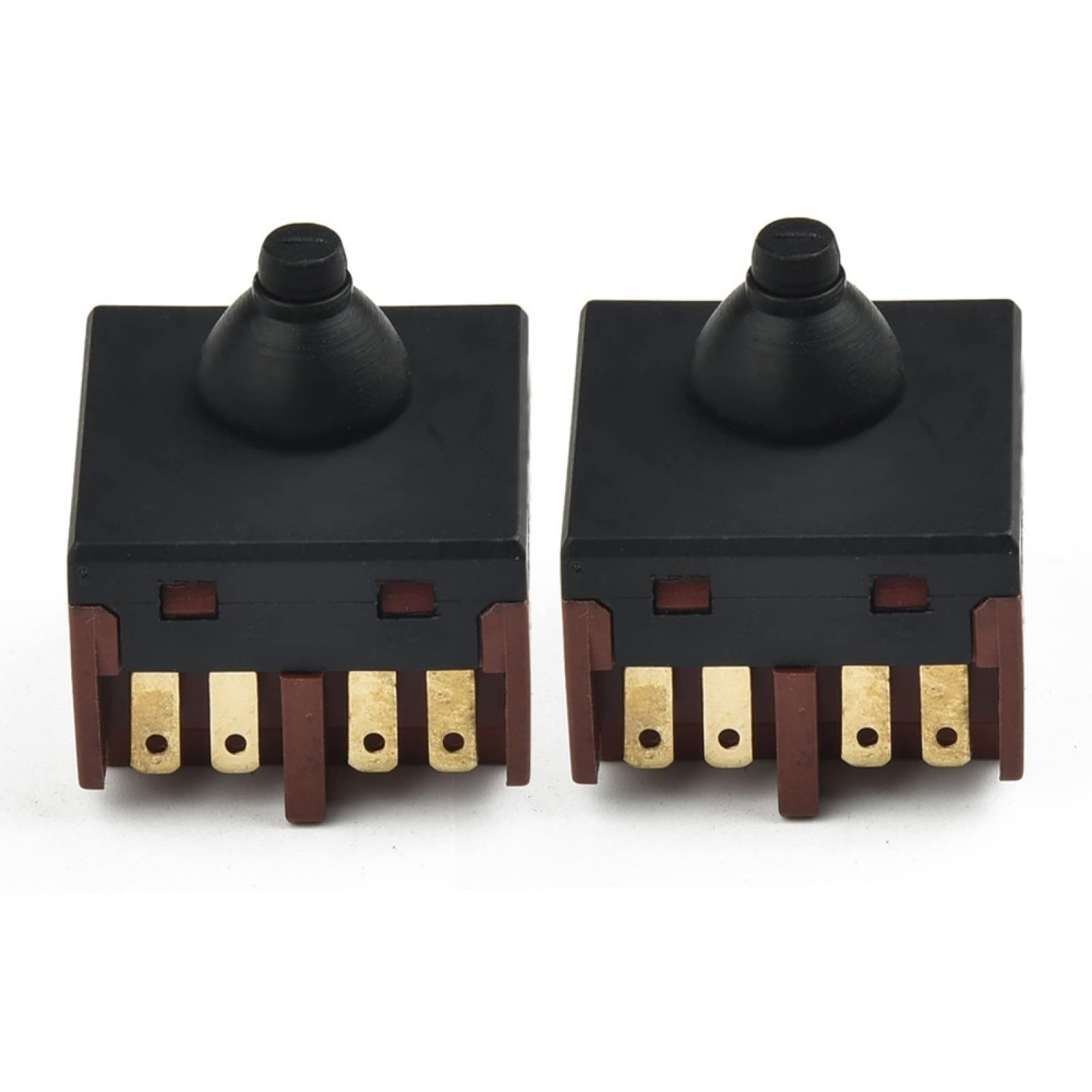 2 pièces interrupteur de meuleuse d'angle interrupteur à bouton-poussoir de remplacement pour accessoire de meuleuse d'angle 100 polisseuse