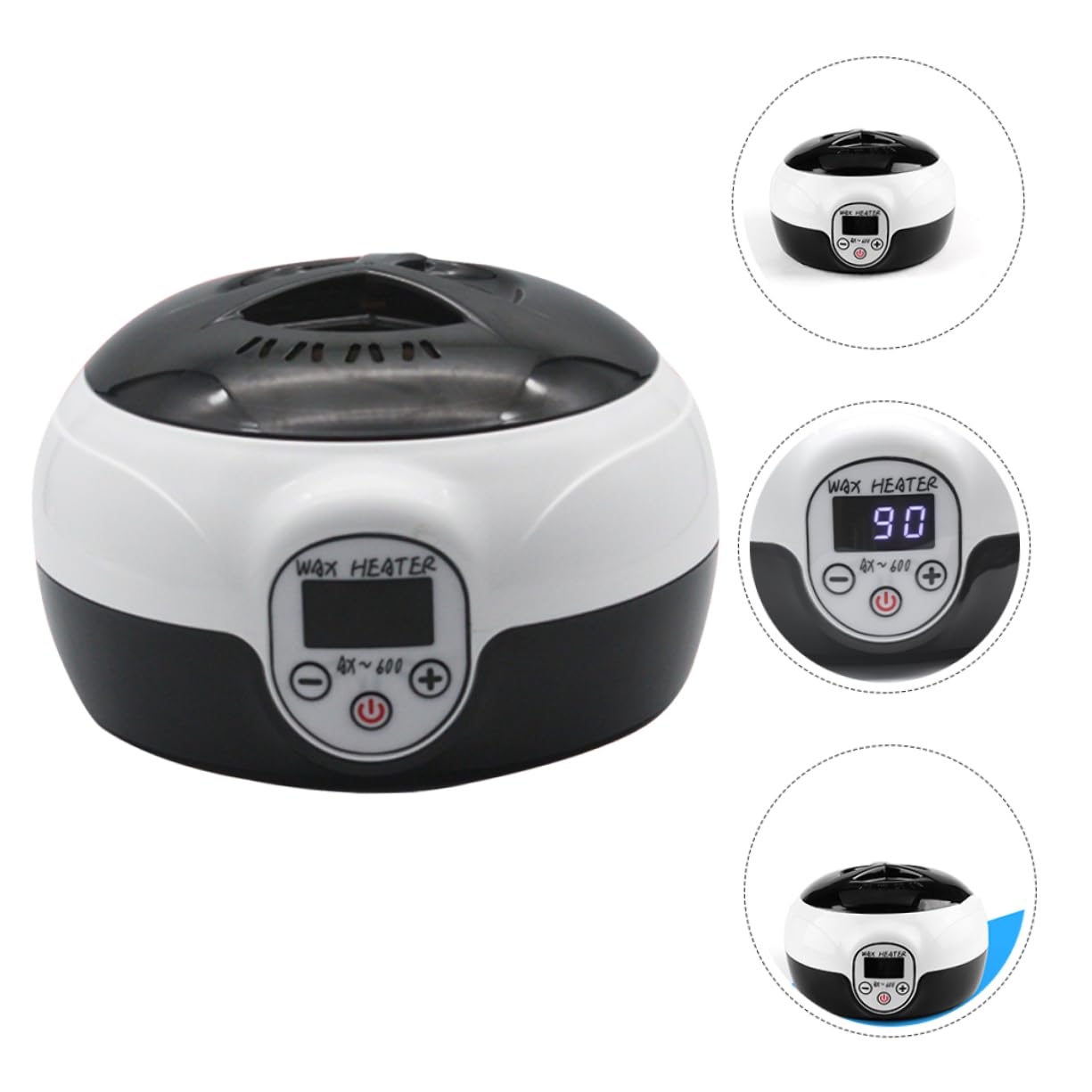Calentador de Cera para Depilación 145w Portátil Eléctrico Negro