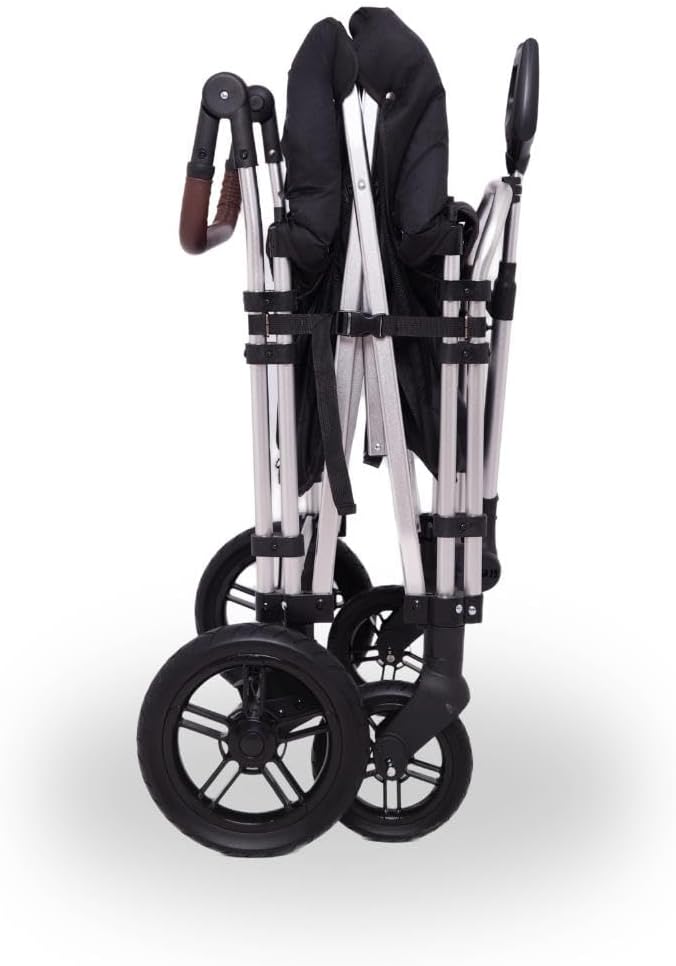 Fuxtec The Original Family Cruiser Folding Garden Trolley, EN-1888 Approved, 4 Children, Removable Bench, Transport, Beach, Forest, Pull or Push