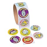 1 Roll of 100 ~ Zombie Stickers ~ 1.5