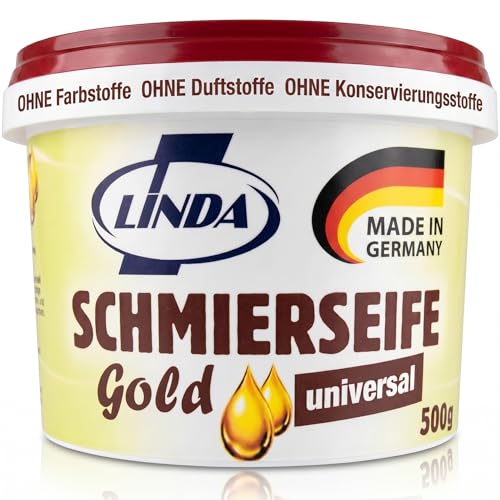 Linda Natur Goldschmierseife Gold 500ml - rückfettend für empfindliche Haut