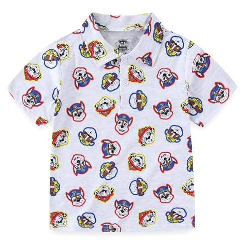 Paw Patrol Nickelodeon Boys Polo Shirt for Toddler and Big Kids