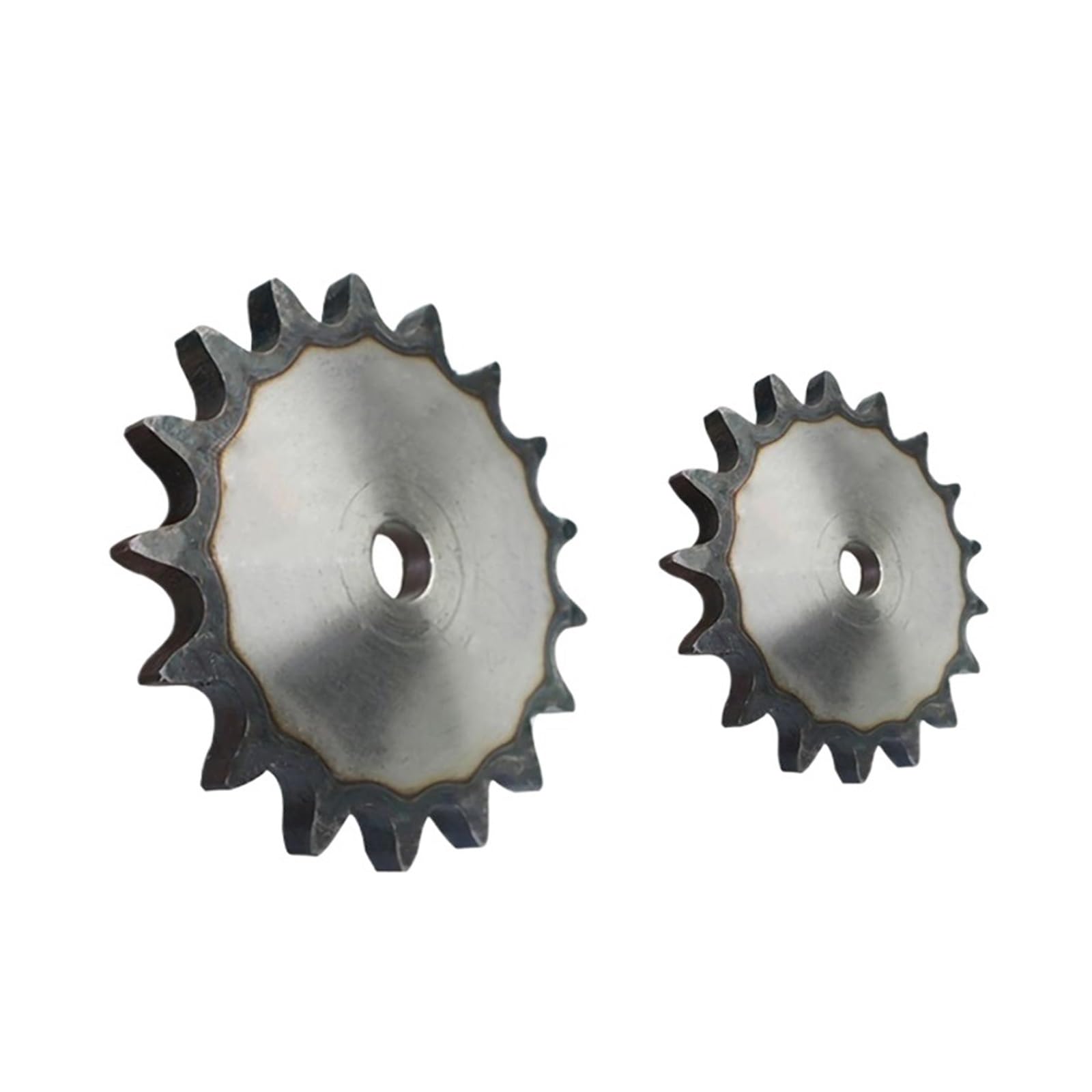 Bevel Gear Pinion Hardware Mechanical 1pcs 16A Flat Chain Sprocket 10-18 Teeth Pitch 25.4mm A3 Steel Roller Industrial Drive Chain Sprocket Flat Sprocket(10 Teeth)