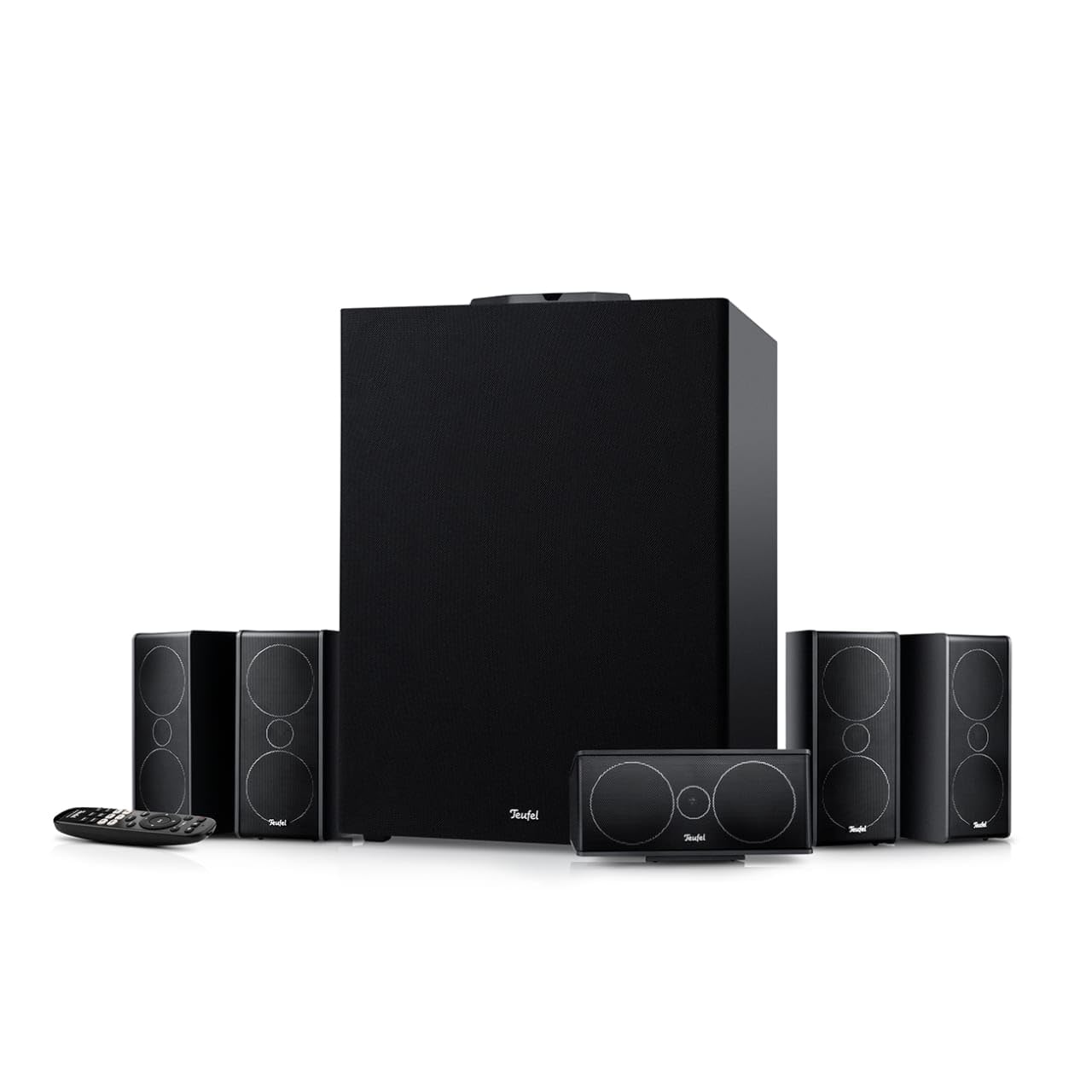 Teufel CONSONO 35 Concept Power Edition - 5.1 Surround Soundsystem, Komplettsystem Heimkino mit integriertem AV-Receiver, Bluetooth, Dolby Audio, USB-C-Soundkartenfunktion, HDMI ARC CEC -schwarz