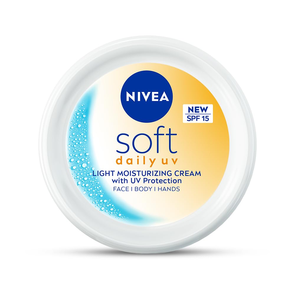 NIVEA Soft Daily UV Light Moisturising Cream with SPF-15, 300ml-picture-32