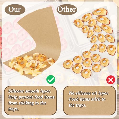200 PCS Freeze Dryer Tray Mats for Harvest Right Freeze Dryer Trays, Non-Stick Baking Mats One-Off Parchment Paper Compatible with Harvest Right Freeze Dryer Trays (Large - 19.9\" x 8.4\") - Thumbnail 6