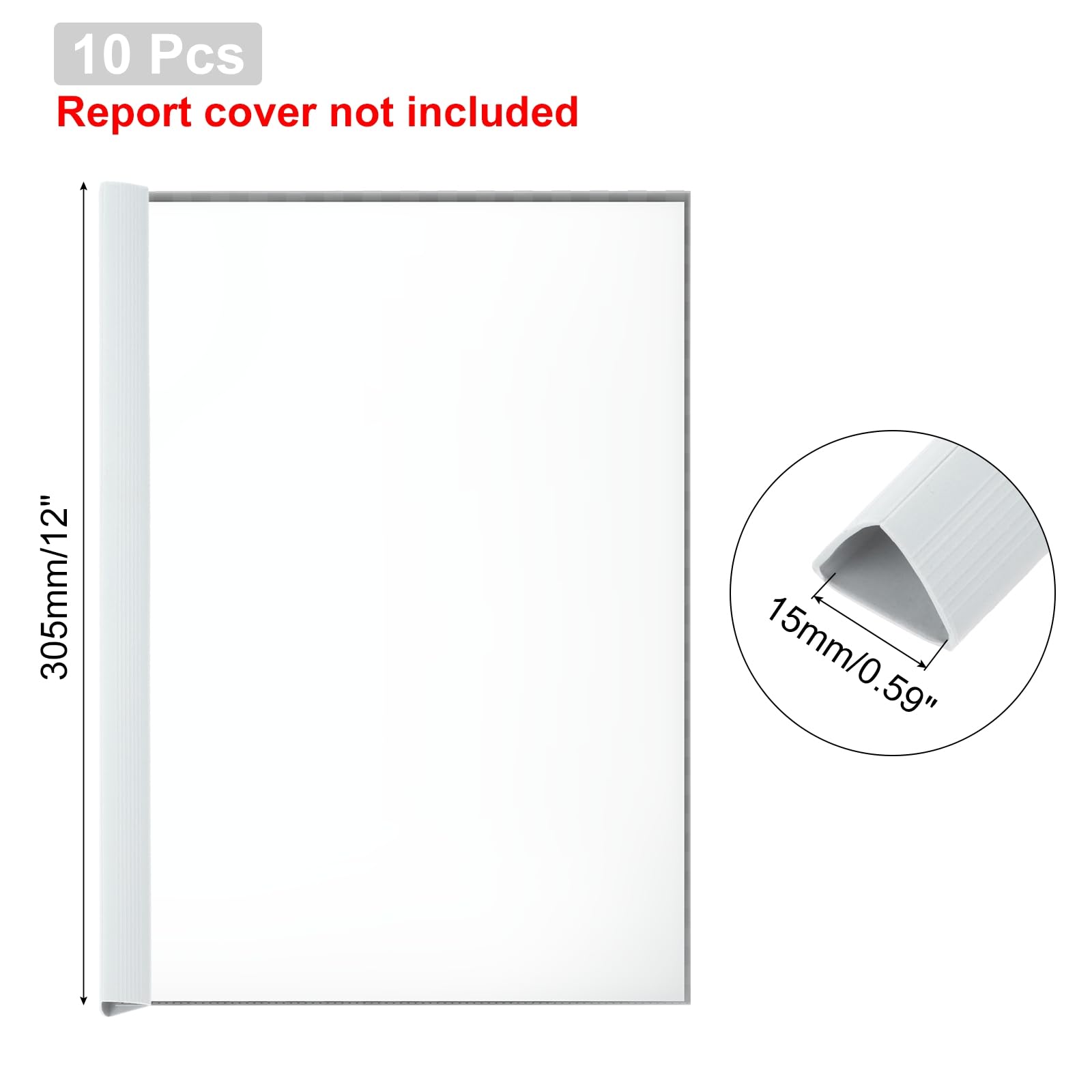 PATIKIL 10Pcs Binding Bars - Image 2