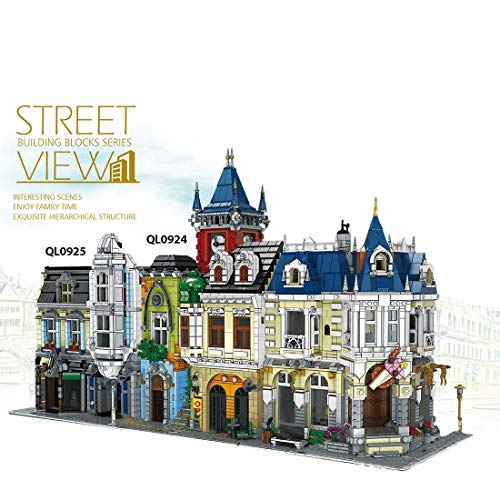 TYPIS 4030 Teile Altes Taverne Haus Bausteine Kit mit 8 Minifiguren, Modulargebäude, kompatibel mit LEGO Haus – Bild 4