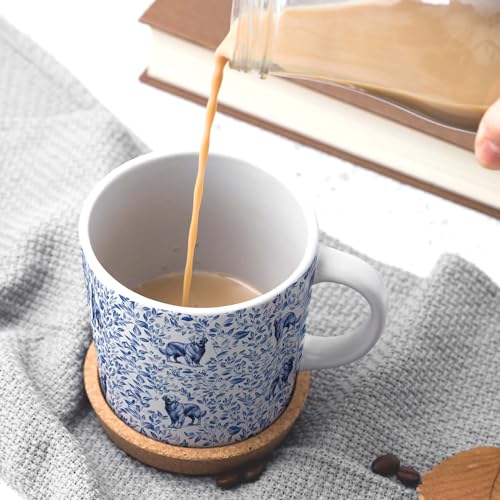 Taza de porcelana con diseño Golden Retriever 11 oz miniatura 6