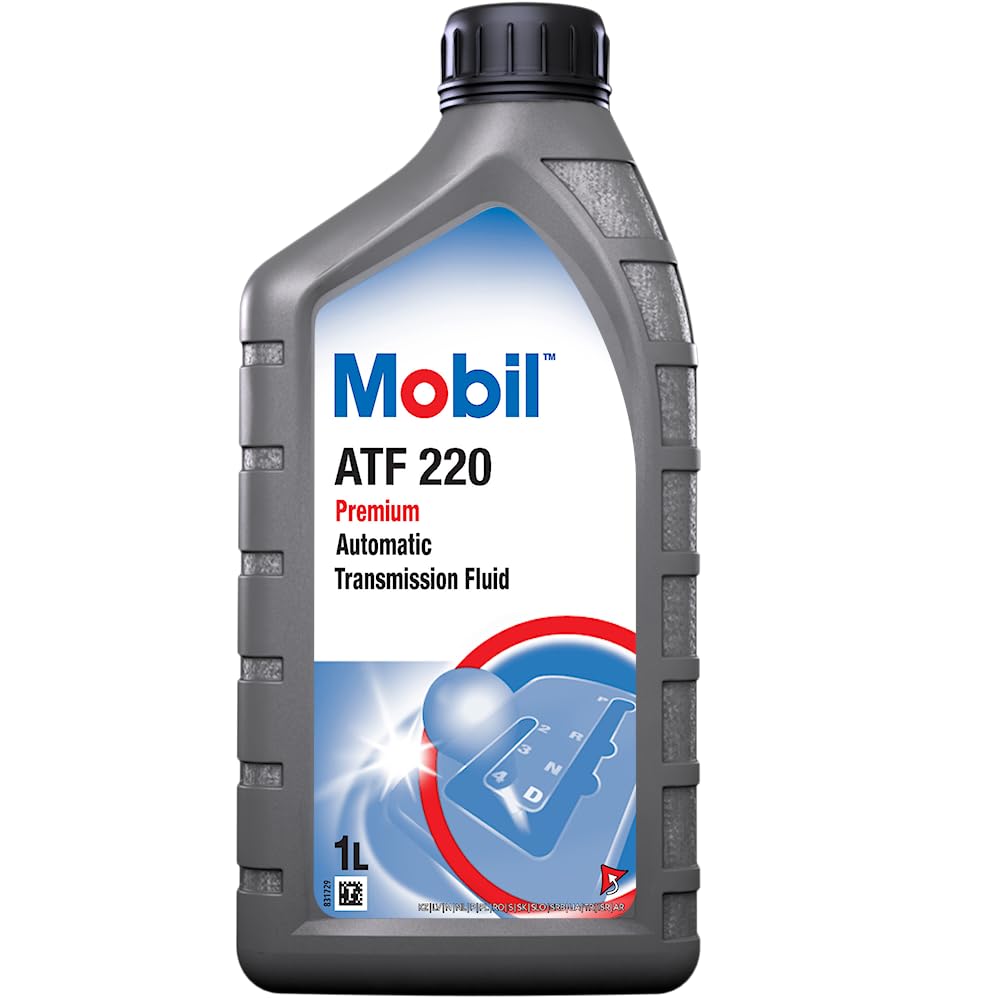 Mobil ATF 220 Huile de Transmission Automatique et Directions assistées, 1L