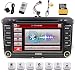 Produktbild FOIIOE Autoradio mit 8 GB Karte + Doppel-DIN 17,8 cm Autoradio DVD GPS Nav CD-Player 3G In Dash Bluetooth Touch Screen Haupteinheit für VW Passat T5 Golf MK5 Jetta mit kabelloser Fernbedienung