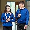 Listers Schoolwear Boys Girls Unisex School Crew Neck Jumper Round Neck Fleece Sweatshirt Uniform Ages 3-16 Years Red #2