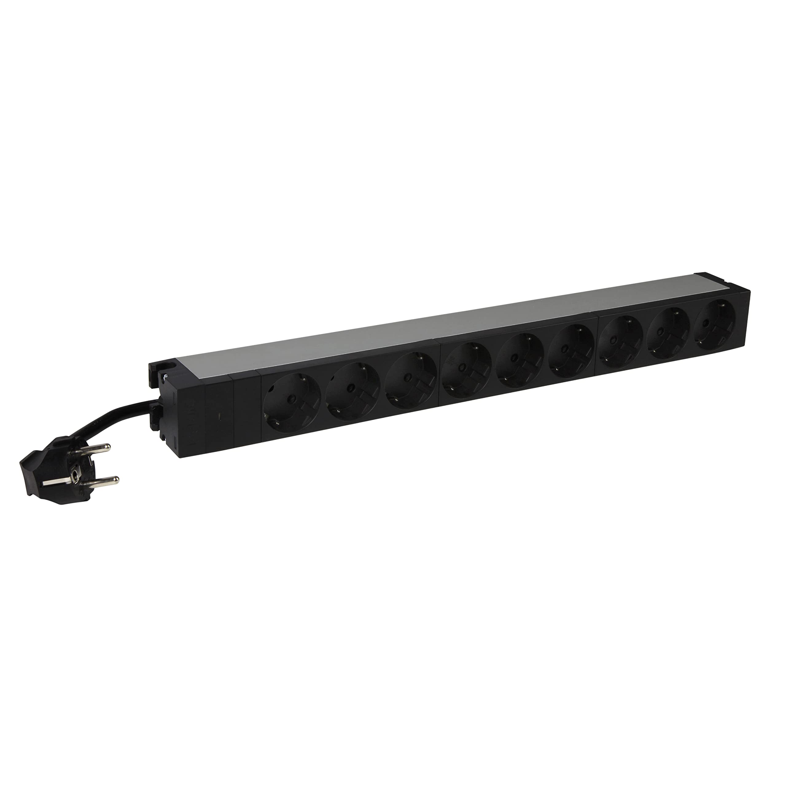 PDU 19 9 Schuko avec indicateur pour organiser l'électricité du studio audio ou de la baie