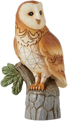 Miniatura 3 de Enesco Jim Shore Heartwood Creek - Figura de pájaro y búho granero, 6 pulgadas, multicolor