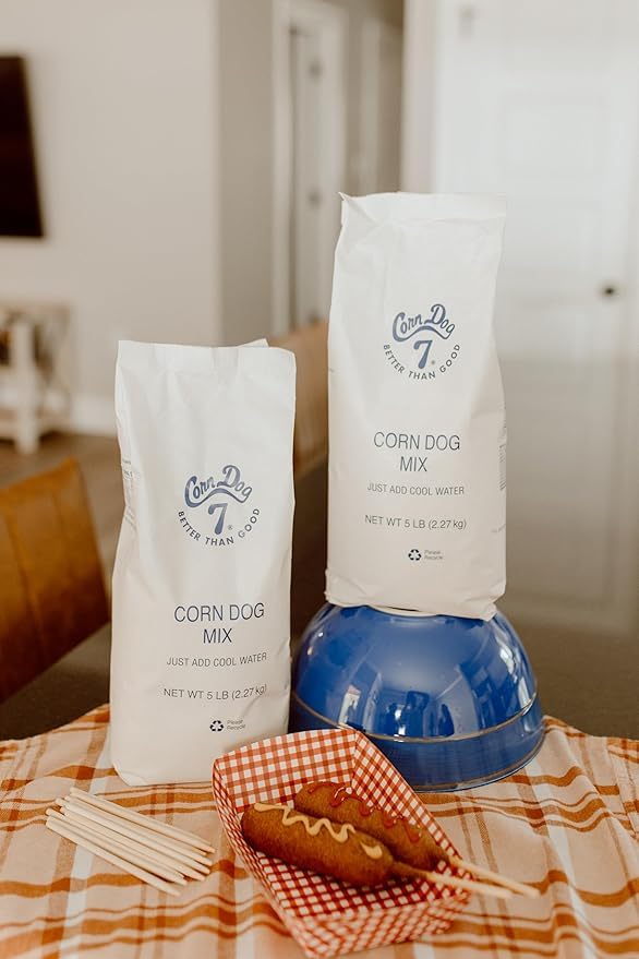 Amazon.com: Corn Dog 7 Batter Mix (sticks included), Two 5 pound