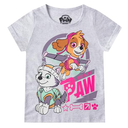 Paw Patrol Girls 3 Pack Short Sleeve T-Shirt for Toddler and Big Kids4
