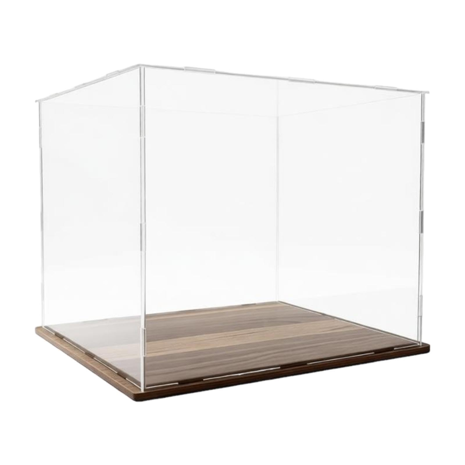 Vetrina in Acrilico Trasparente, Organizer per riporre Oggetti, vetrina, Contenitore Decorativo per Action Figure da Collezione, 30 Cm X 30 Cm