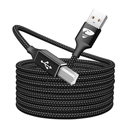 USB-Kabel Für Drucker & Scanner – Passend Für HP OfficeJet Pro 8720 | 2,7 Meter Länge, Schwarz