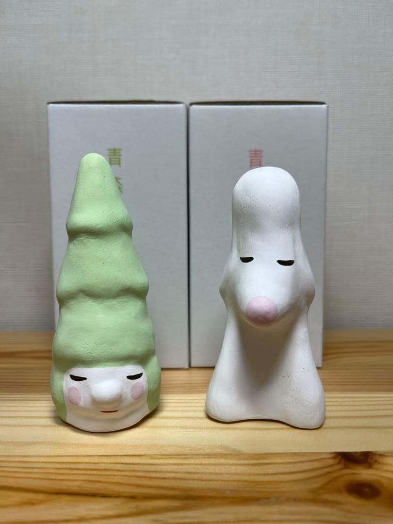 奈良美智 下川原焼 あおもり犬 森の子 2体セット置物 Amazon.co.jp: 奈良美智 下川原焼 あおもり犬 森の子 2体セット置物