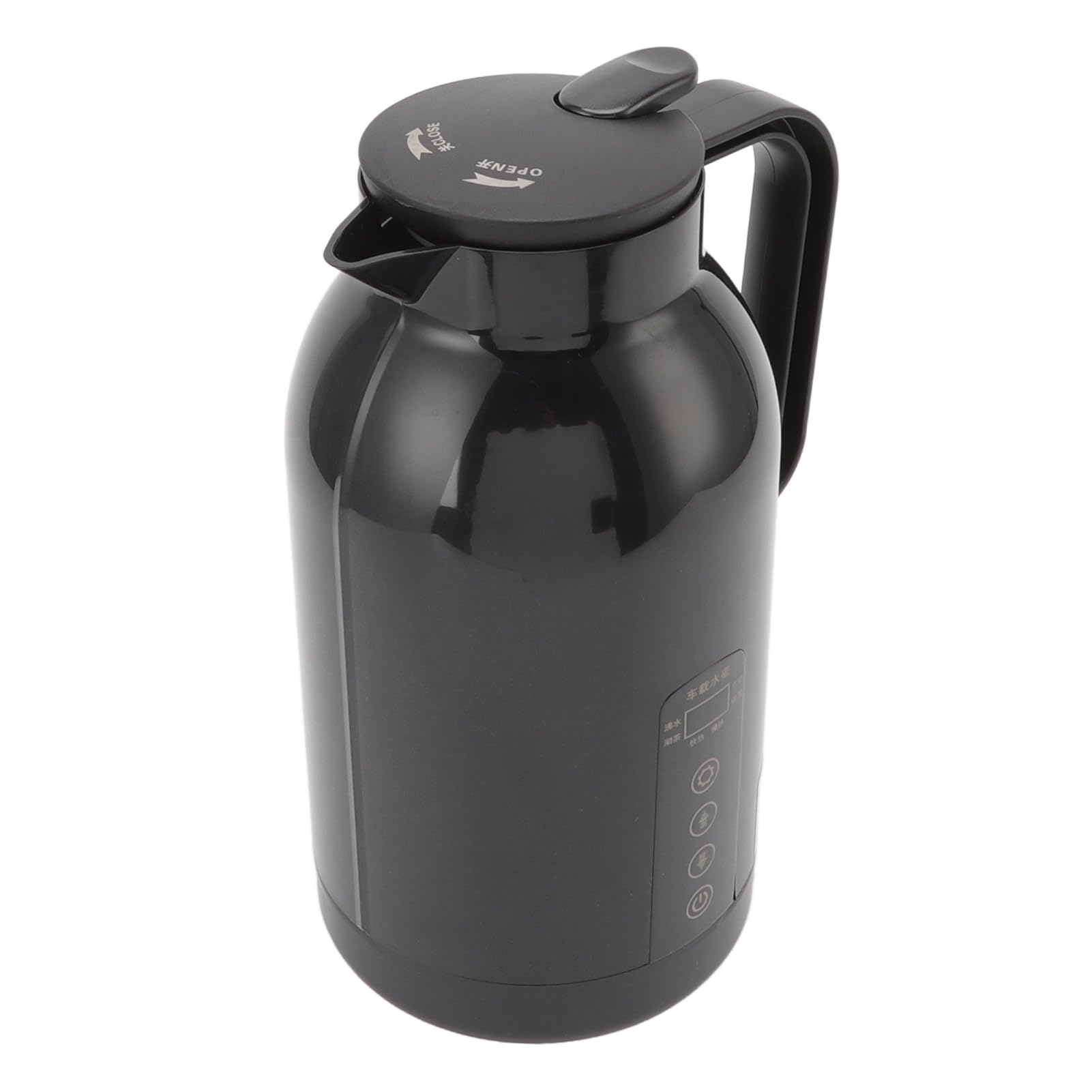 Generic Taza Calefactora de Acero Inoxidable para Coche, Diseño de Enchufe de Encendedor de Cigarrillos de 1300ML, Ideal para Viajes y Fórmula para Bebés