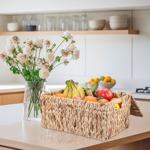 Panier en jacinthe d'eau Hipiwe pour placards étroits et encombrés - 5