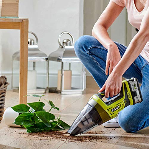 Ryobi R18HVF-0 Sans sac Noir, Vert - Image 6