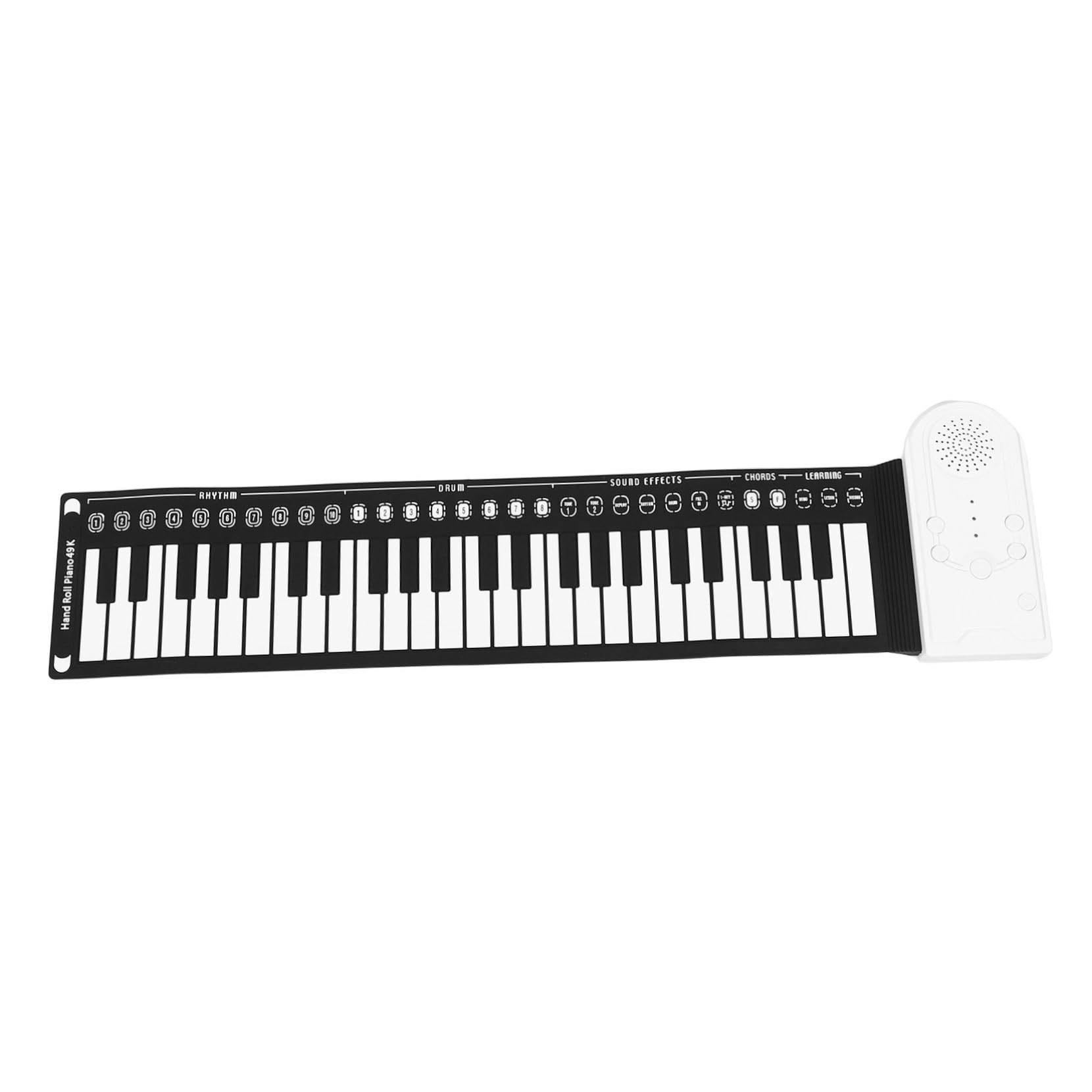 Cabilock Teclado De Piano Para Principiantes Teclado Musical Flexible Plegable