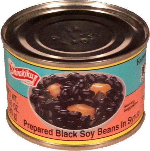 Shirakiku Kuromame Takarani Black Bean, 6.34-Ounce