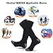 Jomst Electric Heated Socks Rechargeable 3.7V 2200mAh Battery Powered, 3 Heating Settings Thermal Sock for Men & Women, Winter Outdoor Sport, Driving Camping Riding Warm Winter Socks (Black)
