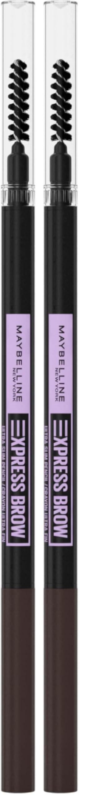 Maybelline New York New York Brow Ultra Slim Kaş Kalemi - 06 Black Brown (2 paketi)