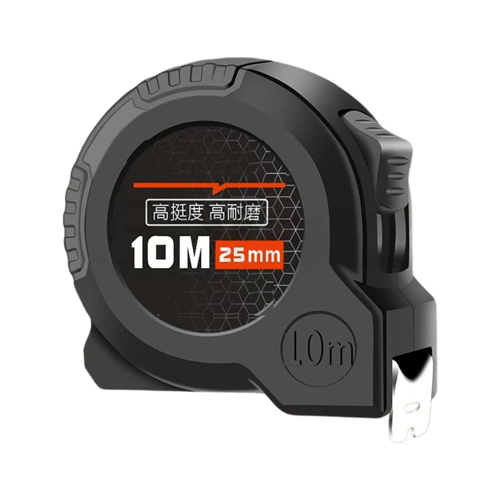 Aundhegrtt As Shown 25Mm Tape Measure Anti-Drop Stainless Steel Tape Measure Home Site Construction Meter Measure Puller Rule