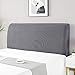 cover Copertura Testiera Letto, Copri Testata Letto Matrimoniale Singolo Elastica per Letto Fodera Protezione Elastico all-Inclusive Coperchio Testata Letto Metal Gray 150-170cm