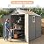MNLR 6x8 FT Plastic Storage Shed with Floor