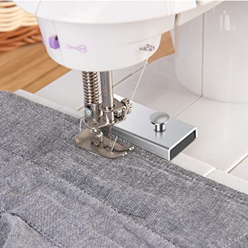 image for RAPUDA Adjustable Magnetic Seam Guide Ruler, 4-Piece Sewing Machine Ac