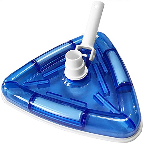 Aspirateur de piscine triangulaire et buse de nettoyage portable pour bassin