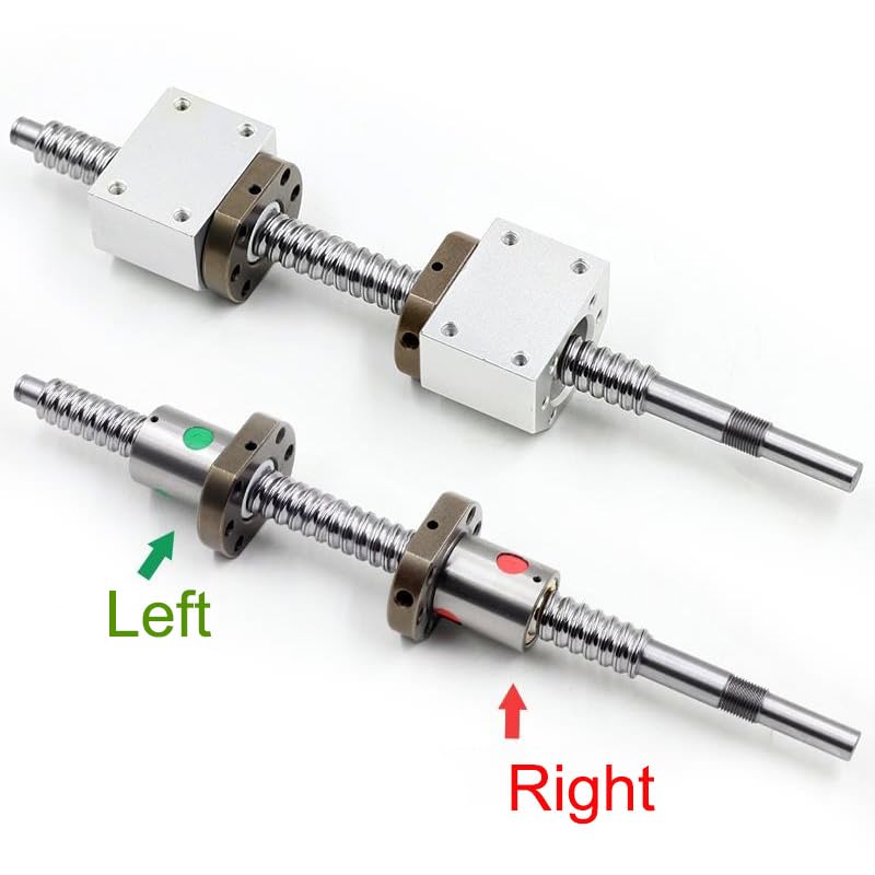 Vite A Ricircolo Di Sfere SFU1605 – Lunghezze 500/800/1000 Mm, Alta Precisione, Silenziosa, Con Supporti E Dado