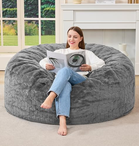 Image of Hobestluk Adults Bean Bag Chair 4FT Big BeanBag Chair Extra Large Oversized