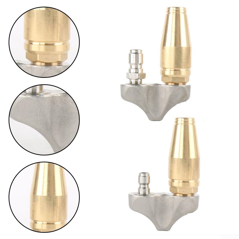 Per idropulitrice per ugello turbo progettato per la pulizia inversa di fognature e linee di scarico con 3000 PSI e 140 gradi Fahrenheit (3/8)