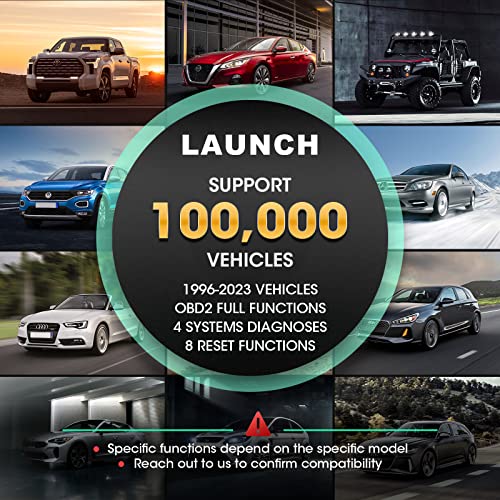 Launch Crp129X Elite 2023 New Obd2 Scanner For Car, 8 Reset Oil/Epb/Sas/Tpms/Bms/Throttle/Dpf Reset, Injector Coding, Abs Srs Transmission Engine Code Reader, Lifetime Free Update Scan Tool, Auto Vin #TOP5