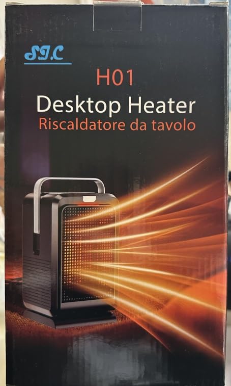Chauffage électrique céramique PTC SIC ventilateur oscillant et télécommande