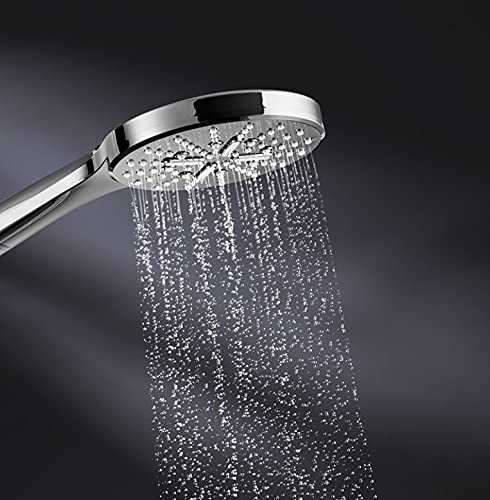 GROHE Rainshower 130 SmartActive | Hand Shower 3 Jet Types | Moon