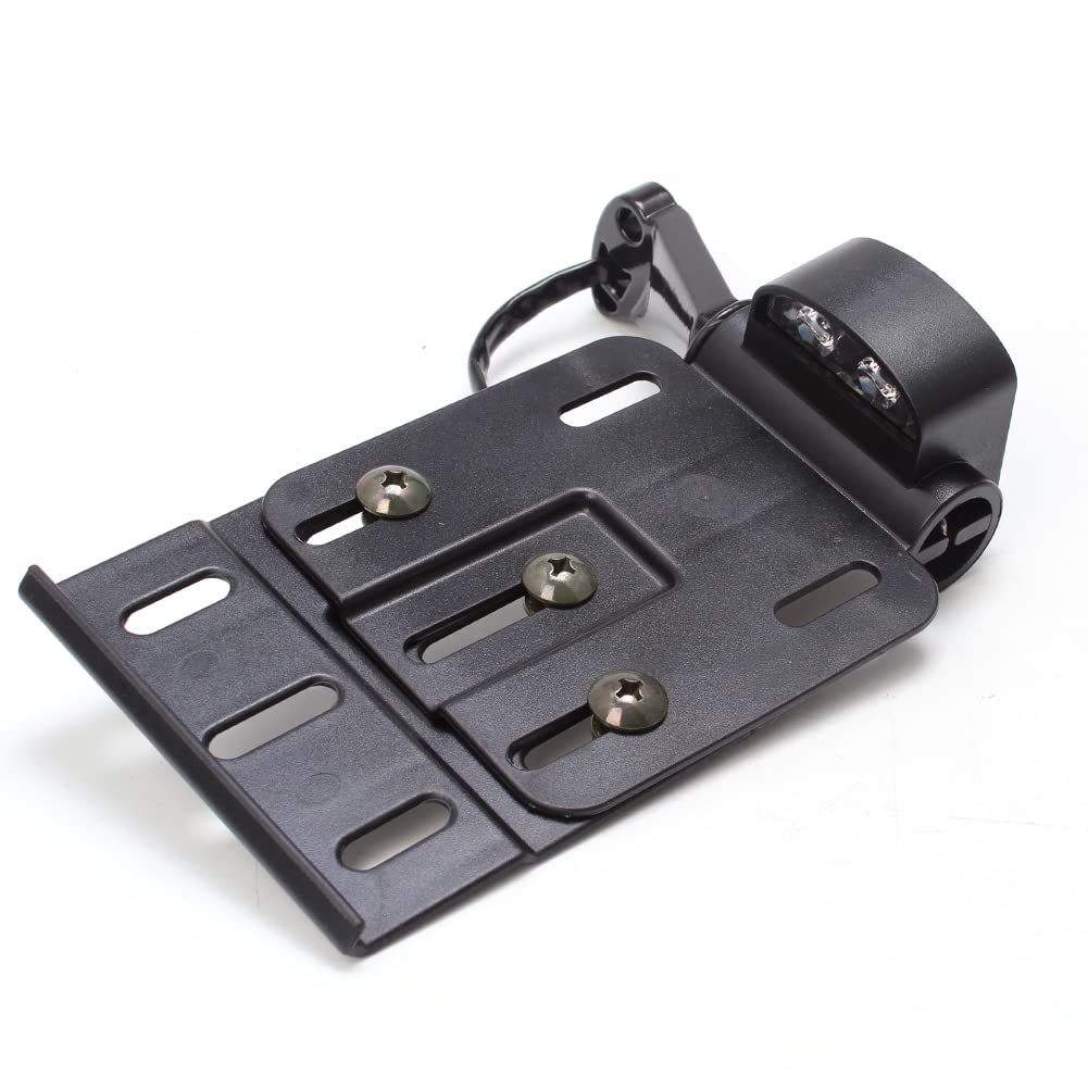ramki na tablice rejestracyjne Pasuje do motocykla Harley Dyna Sportster 883 1200 XL 07-16 Teleskopowy składany uchwyt na tablicę rejestracyjną LED z bocznym mocowaniem