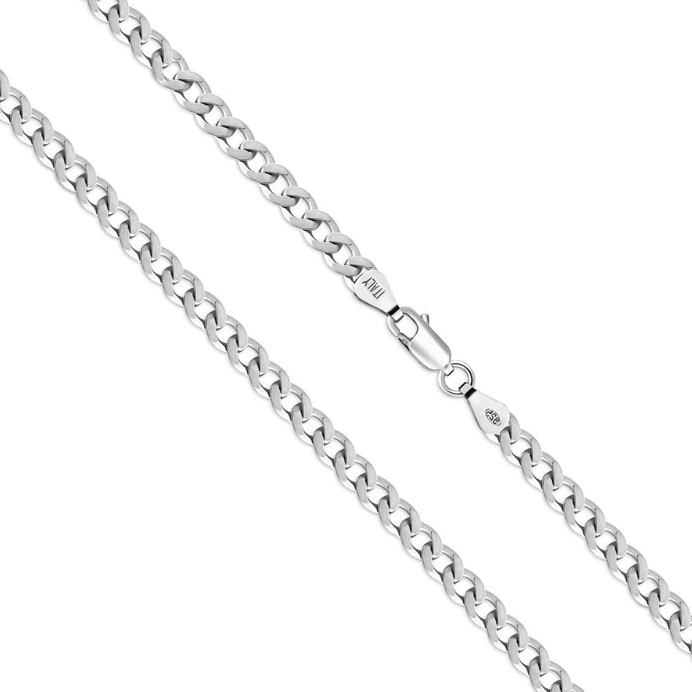 Chaîne italienne en argent 925 massif, le cadeau idéal de 50cm