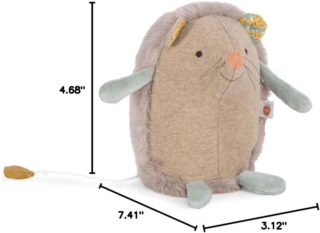 Moulin Roty Musical Hedgehog Trois Petits lapins