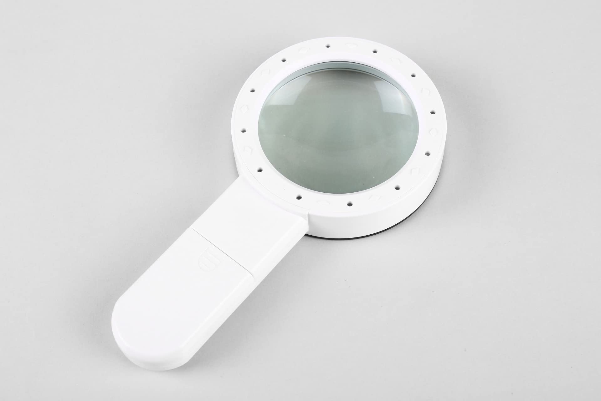 Lupa de lectura Lupa de Mano con lámpara LED e interruptor de Pulsar y tirar Lupa de lectura con Luz LED para leer letras pequeñas