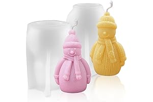 Perfect Snowman Silicone Mold Kit: Crafting Festive Winter Decor with Ease